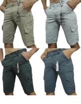 Kit 4 Bermuda Brim Masculina Cargo Lisas Com 6 Bolsos Atacado Kit 4 Bermuda Brim Masculina Cargo Lisas Com 6 Bolsos Atacado