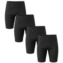 Kit 4 Bermuda De Ciclismo Masculina Anti Assadura Lisa Para Atividades Esportivas Short Natação