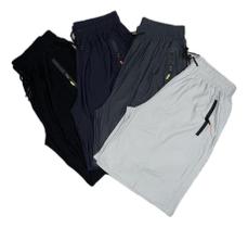 Kit 4 Bermudas Esportivas Dryfit Tecido Frio Esporte! Kit 4 Bermudas Esportivas Dryfit Tecido Frio Esporte!
