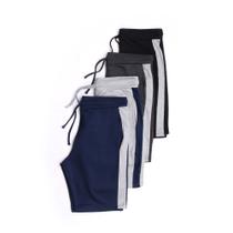 Kit 4 Bermudas Moletinho Moletom Ox Silver Básica Kit 4 Bermudas Moletinho Moletom Ox Silver Básica