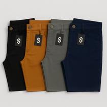 Kit 4 Bermudas Sarja Masculina Plus Size 60 Ao 66 Extra Xg