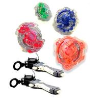 Kit 4 beyblade + 2 lançadores Kit 4 beyblade + 2 lançadores