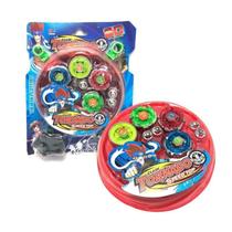 Kit 4 Beyblades Arena Tornado Speed Top Led Brinquedo ul Kit 4 Beyblades Arena Tornado Speed Top Led Brinquedo ul