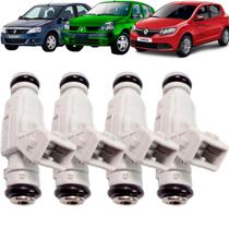 Kit 4 Bico Injetor Clio Logan Sandero 1.0 16V 2014