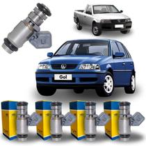 Kit 4 Bico Injetor de Combustivel GOL / SAVEIRO 1.6 1.8 MPI 1996 em Diante Magneti Marelli - IWP044