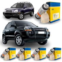 Kit 4 Bico Injetor de Combústivel Hyundai Tucson 2.0 16V Flex 2012 a 2016 KMagneti Marelli - IWP228