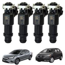Kit 4 Bico Injetor Honda Fit 1.5 16V Flex 2017