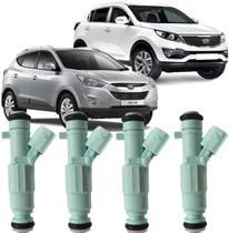 Kit 4 Bico Injetor Ix35 Sportage 2.0 16V Flex