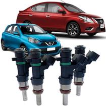 Kit 4 Bico Injetor March e Versa 1.6 16v Flex de 2011 À 2017