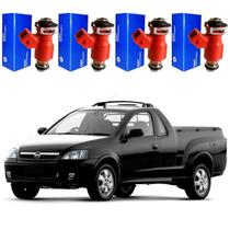 Kit 4 Bico Injetor Montana 1.4 8v Flex Até 2010 Delphi