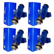 Kit 4 Bico Injetor Prisma Onix 1.0 8v Flex Delphi Original