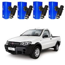 Kit 4 Bico Injetor Strada 1.8 8v De 2006 Até 2009 Delphi