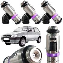 kit 4 Bico Injetor Uno Fire 1.0 Gasolina IWP065 2002 Diante