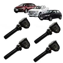 Kit 4 Bico Pneu Sensor Pressão Gm Onix Spin S10 Cobalt Cruze