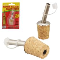 Kit 4 Bicos Dosador Em Inox Para Garrafa de Vidro Azeite