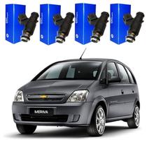 Kit 4 Bicos Injetores Meriva 1.8 8v De 2006 Até 2012 Delphi