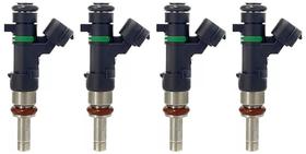 Kit 4 bicos injetores nissan march versa 1.6 16v mitsubishi asx 2.0 16v 0280158276