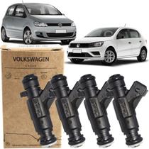 Kit 4 Bicos Injetores VW Golf Polo Fox 1.6 2017 0280156403 - Volkswagen