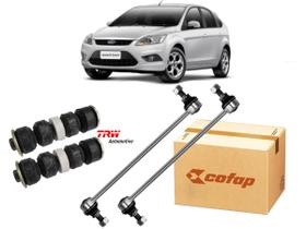 Kit 4 Bieleta Barra Estabilizadora Dianteira Traseira Focus 2009 2010 2011 2012 2013 2014 2015 2016