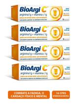 Kit 4 BioArgi C Arginina + Vitamina C 16Cps - União Química