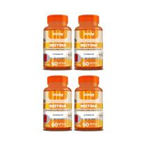 Kit 4 Biotina Vitamina B7 - 60 Caps - Duom