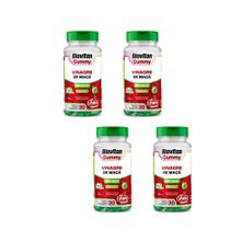 Kit 4 Bioviton Gummy Vinagre De Maçã Unilife 4x30 Gomas Sabor Maça