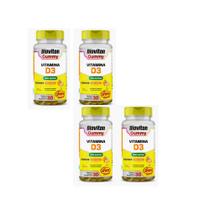 Kit 4 Bioviton Gummy Vitamina D3 Sabor Laranja 4x30 gomas Unilife Kit 4 Bioviton Gummy Vitamina D3 Sabor Laranja 4x30 gomas Unilife