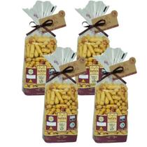 Kit 4 Biscoito Caseiro Palito de Cebola Natural