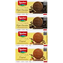 Kit 4 Biscoito Importado Tortina Sortidos 63 Gramas