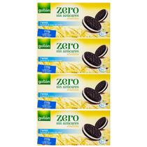 Kit 4 Biscoito Importado Twins Cacau Baunilha Gulon S/Açúcar