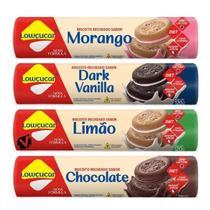 Kit 4 Biscoito Lowçucar Sabores 120g Zero Lactose Diet Kit 4 Biscoito Lowçucar Sabores 120g Zero Lactose Diet