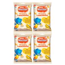 Kit 4 Biscoito Mucilon Snack Milho 35g