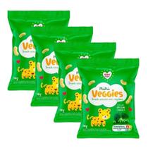 Kit 4 Biscoito Nhami Mami Mini Veggie Snack Ervilha e Brócolis 18g Kit 4 Biscoito Nhami Mami Mini Veggie Snack Ervilha e Brócolis 18g