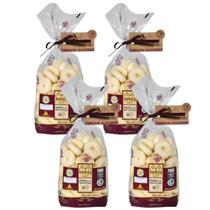 Kit 4 Biscoito Polvilho com Leite de Coco Fruta Natural