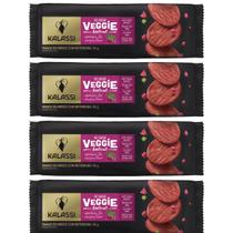 Kit 4 Biscoito Snack De Arroz Kalassi Sabor Beterraba 84 Gr