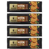 Kit 4 Biscoito Snack De Arroz Kalassi Sabor Vegetais 84 Gr