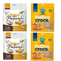 Kit 4 Biscoitos Naturais Super Premium Para Cachorros