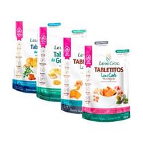 Kit 4 Biscoitos Tabletito Sem Glúten Leve Croc: Chia,