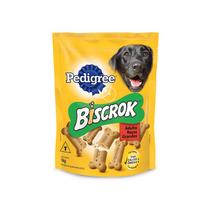 Kit 4 Biscrok Pedigree Biscoitos para Cães Adultos de Raças Grandes 1kg
