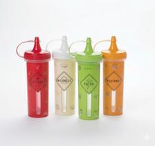 Kit 4 bisnaga molhos para lanchonete uso domestico
