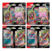 Kit 4 Blister (14 Booster) Megaevolução Fogo Fantasmagórico - 88 Cartas - Pokémon TCG - Copag Kit 4 Blister (14 Booster) Megaevolução Fogo Fantasmagórico - 88 Cartas - Pokémon TCG - Copag