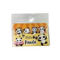 Kit 4 Blocos De Marcadores Adesivos 100 Folhas Hello Panda