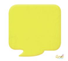 Kit 4 Blocos de Notas Adesivo Bate Papo Eagle Cores:Amarelo Kit 4 Blocos de Notas Adesivo Bate Papo Eagle Cores:Amarelo