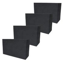 Kit 4 Blocos de Yoga para pilates exercícios 23cm x 15cm x 9cm