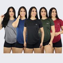 Kit 4 Blusas Fitness Dry Fit Academia Feminina Premium - PRINCESS CLOTHING