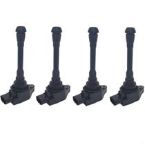 Kit 4 Bobina Ignição 0986221090 March Versa 1.6 16v Flex