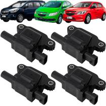 Kit 4 Bobina Ignição Cobalt Onix Prisma 1.0 Camaro Spin 1.8 Kit 4 Bobina Ignição Cobalt Onix Prisma 1.0 Camaro Spin 1.8