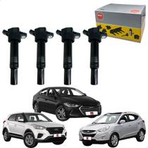 Kit 4 Bobinas Ignicao Hyundai Creta Elantra Ix35 2.0 16v 1.8 16v 2011 2012 2013 2014 2015 2016 2017 2018...