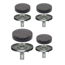 kit 4 bocas fogao new up plus newmaq 3pq 1gd queimadores + tampinhas
