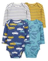 Kit 4 Body Carters - Manga Longa - Carrinhos Kit 4 Body Carters - Manga Longa - Carrinhos